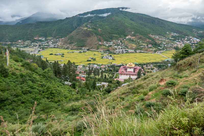 View of Rinpung Dzong (Paro Dzong)