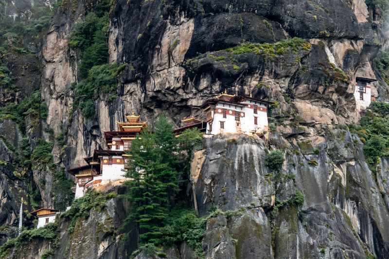 View of Paro Taktsang, Taktsang Cafetaria