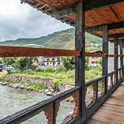 Wooden bridge, Rinpung Dzong (Paro Dzong)