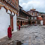 Inside Rinpung Dzong (Paro Dzong)