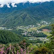 Paro valley from Tiger's Nest Hiking Trail