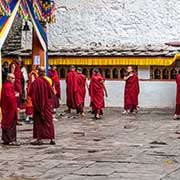 Monks, Rinpung Dzong (Paro Dzong)