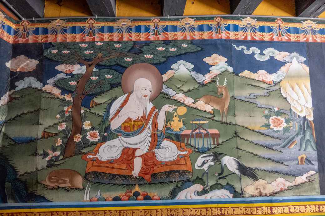 Wall painting, Punakha Dzong