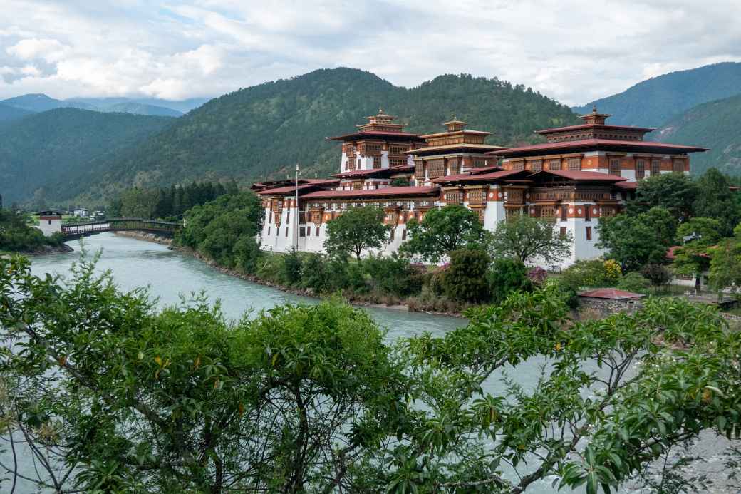 View to Punakha Dzong