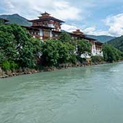 View to Punakha Dzong