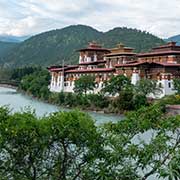 View to Punakha Dzong