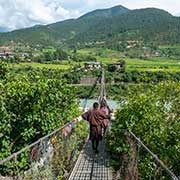 On the Punakha Suspension Bridge