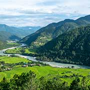 View over the valley