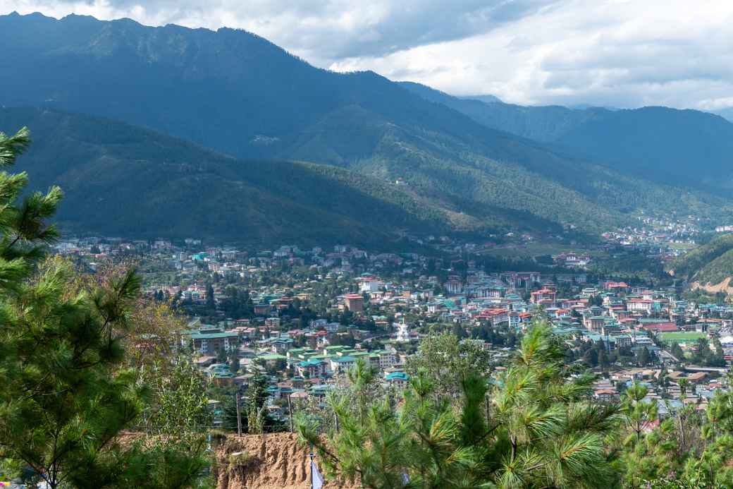 View of Thimphu