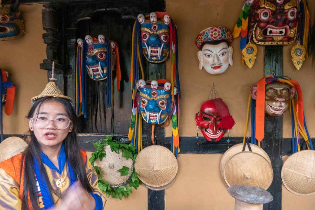 Carved masks, Simply Bhutan