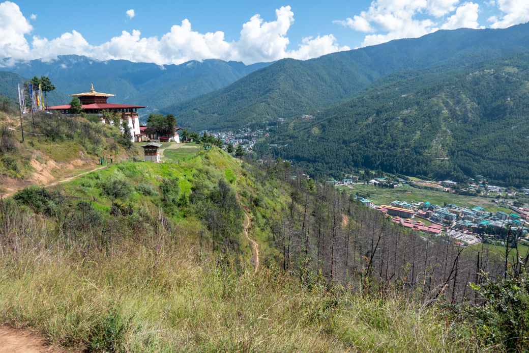 View to Druk Wangditse Lhakhang