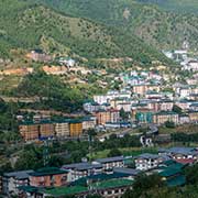 Thimphu from Phuntsho Khangsar Hotel