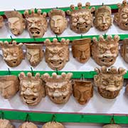 Wooden masks, Zorig Chusum Institute