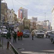 Traffic in La Paz