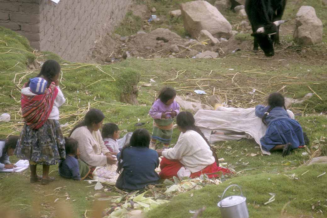 Family in Challapampa