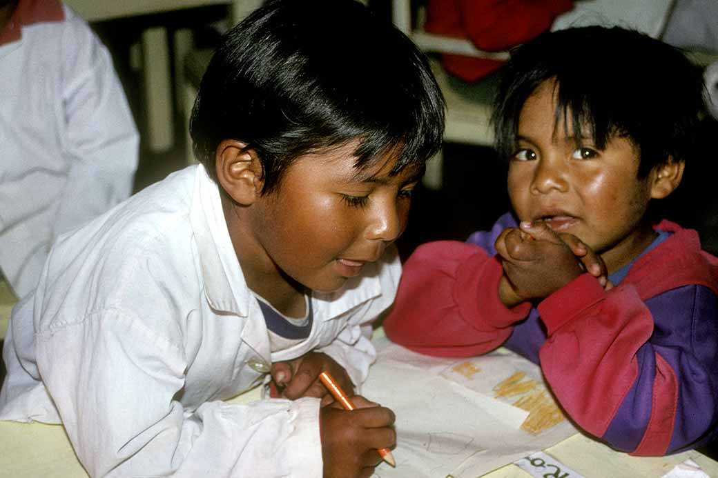 School kids, Palala