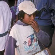 Young food seller