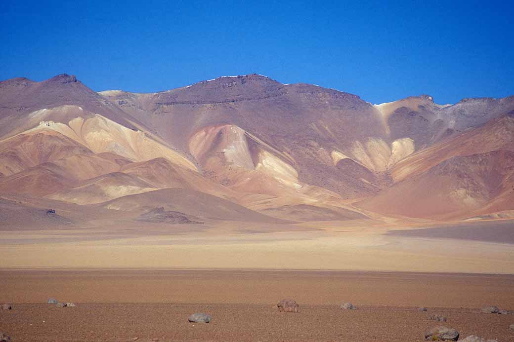 Bare mountains