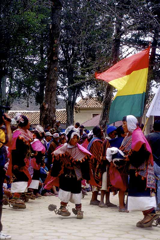 Dancing with the flag