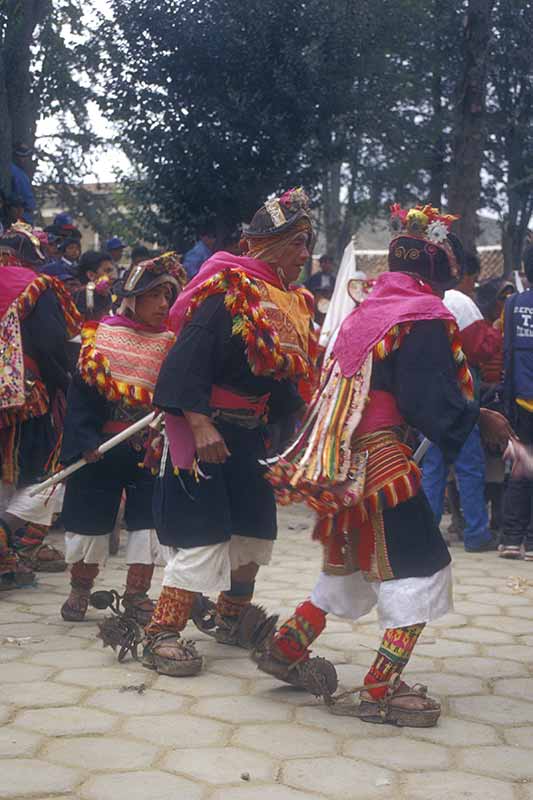 Men and boys dance