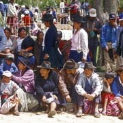 Crowd in Tarabuco