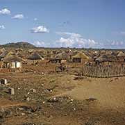 Traditional huts in Francistown