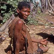 Old Mosarwa woman, Tsesane