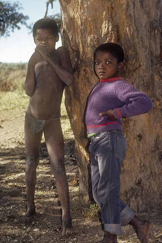 Two boys, Khudumelapye