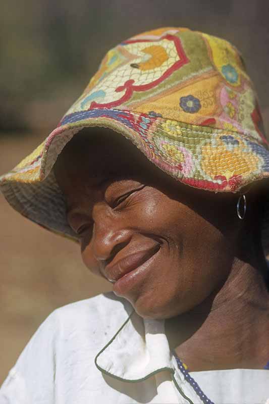 Mosarwa woman, Tsesane