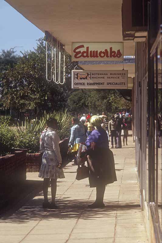 In the Mall shopping centre, Gaborone