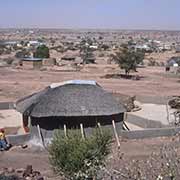 Duststorm over Mochudi