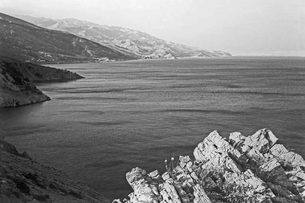 View along Adriatic coast