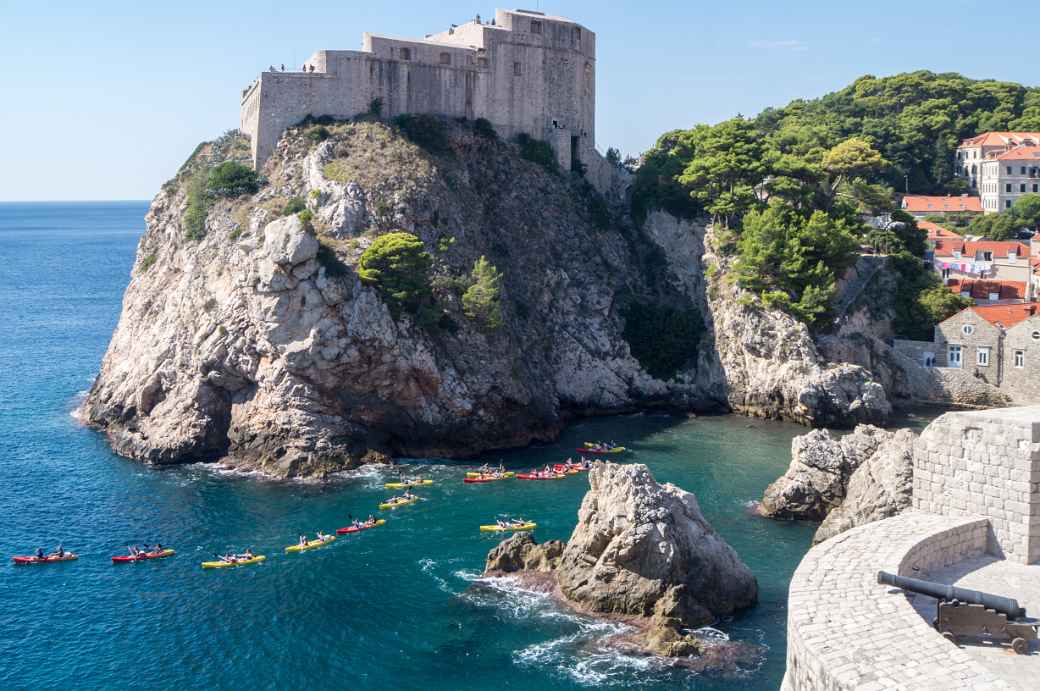 View to St. Lawrence Fortress, Dubrovnik