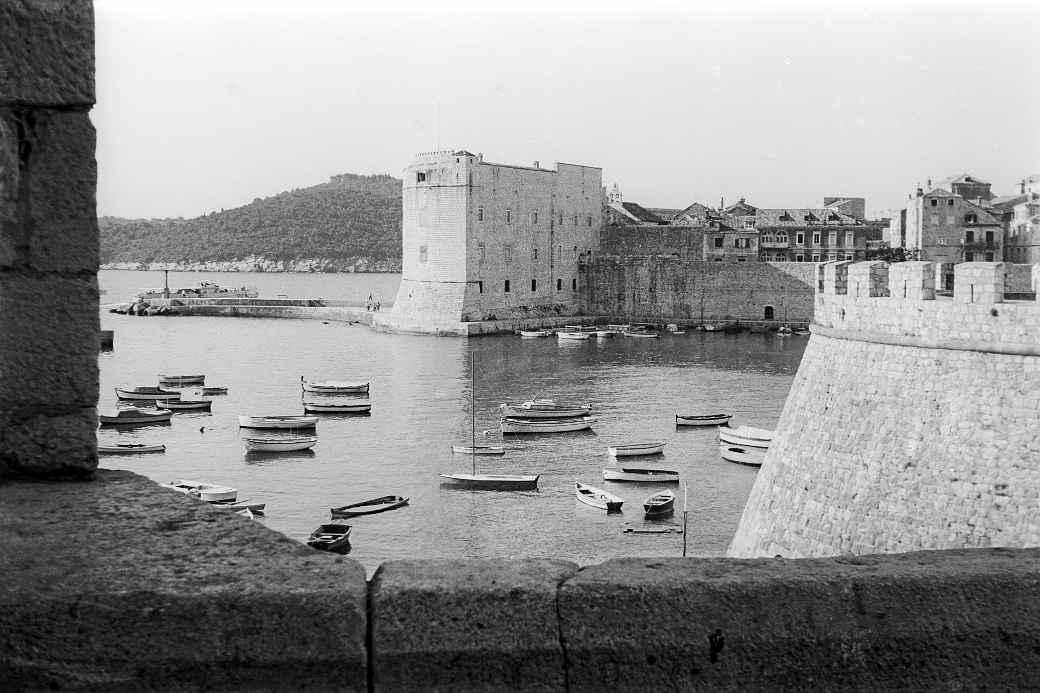 View to harbour and old town