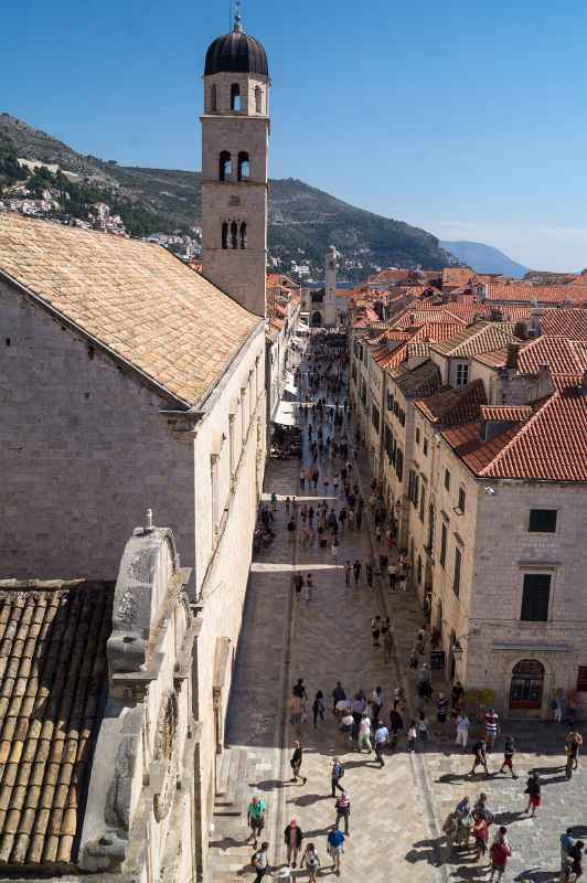 View along Stradun (or Placa)