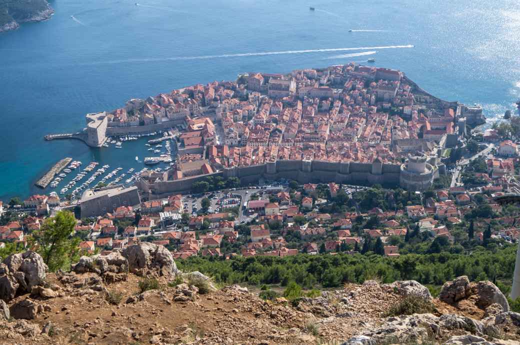 View from Mount Srđ