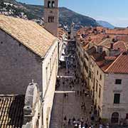 View along Stradun (or Placa)