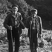 Two elderly shepherds