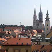 View to St. Mary and Zagreb Cathedral