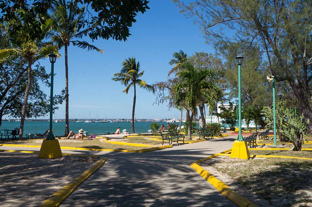 Park in La Punta, Cienfuegos