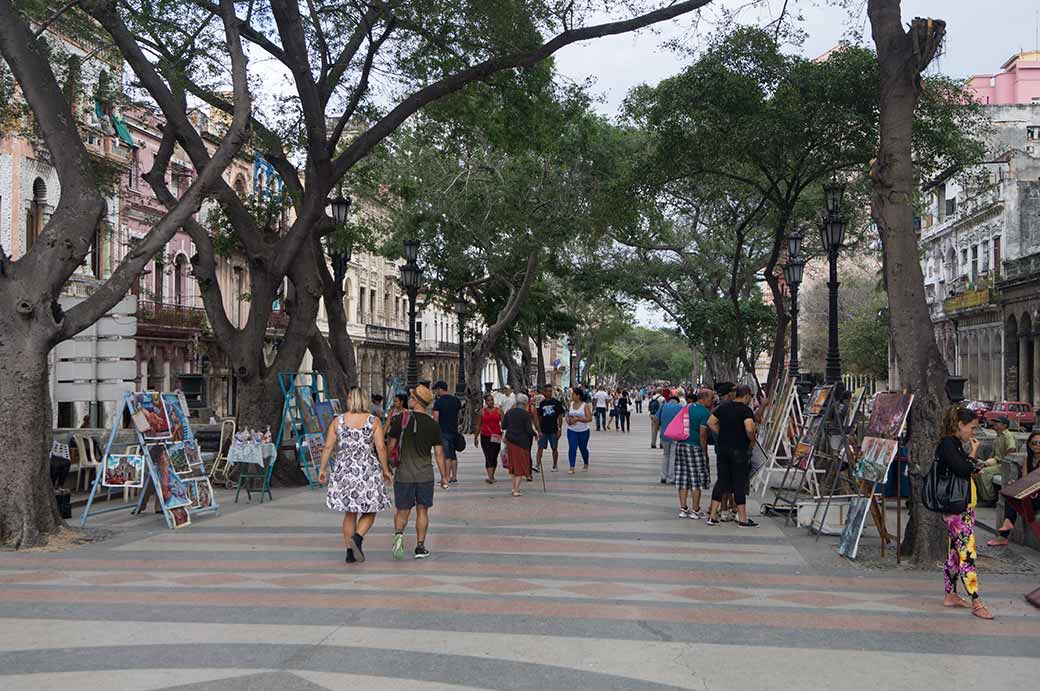 Paintings for sale, Paseo de Martí