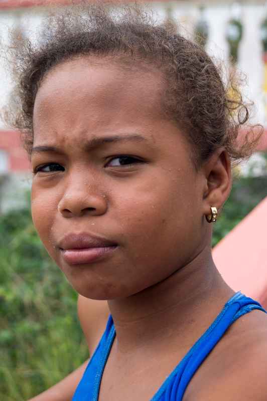 Young girl, Baracoa