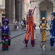 Street performers, old Havana