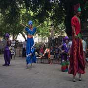 Street performers, old Havana