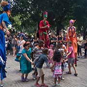 Street performers, old Havana