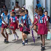 School children, Camagüey