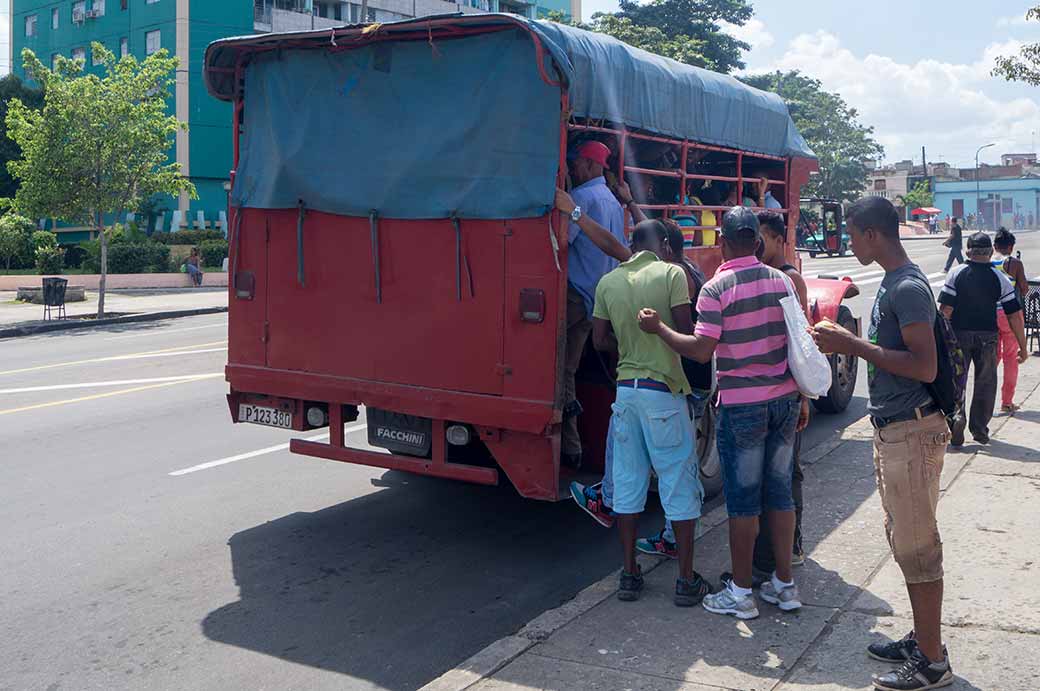 Public bus, Santiago de Cuba