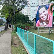 Poster of Hugo Chávez, Santiago de Cuba