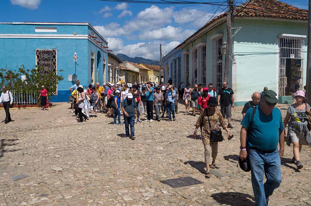 Group of tourists, Trinidad