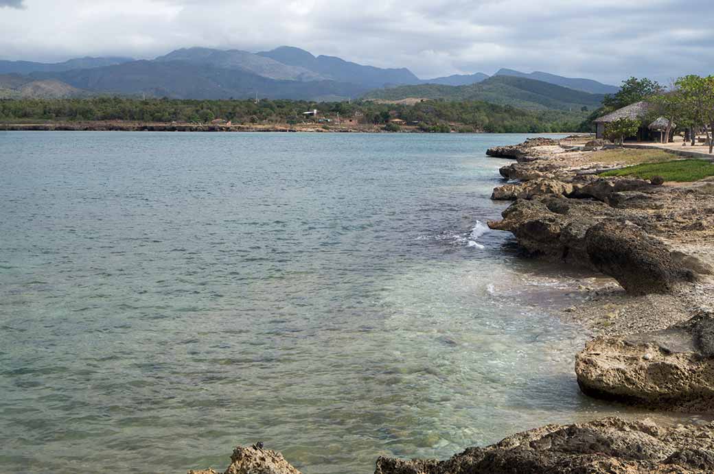 Rocky coast La Boca, Trinidad